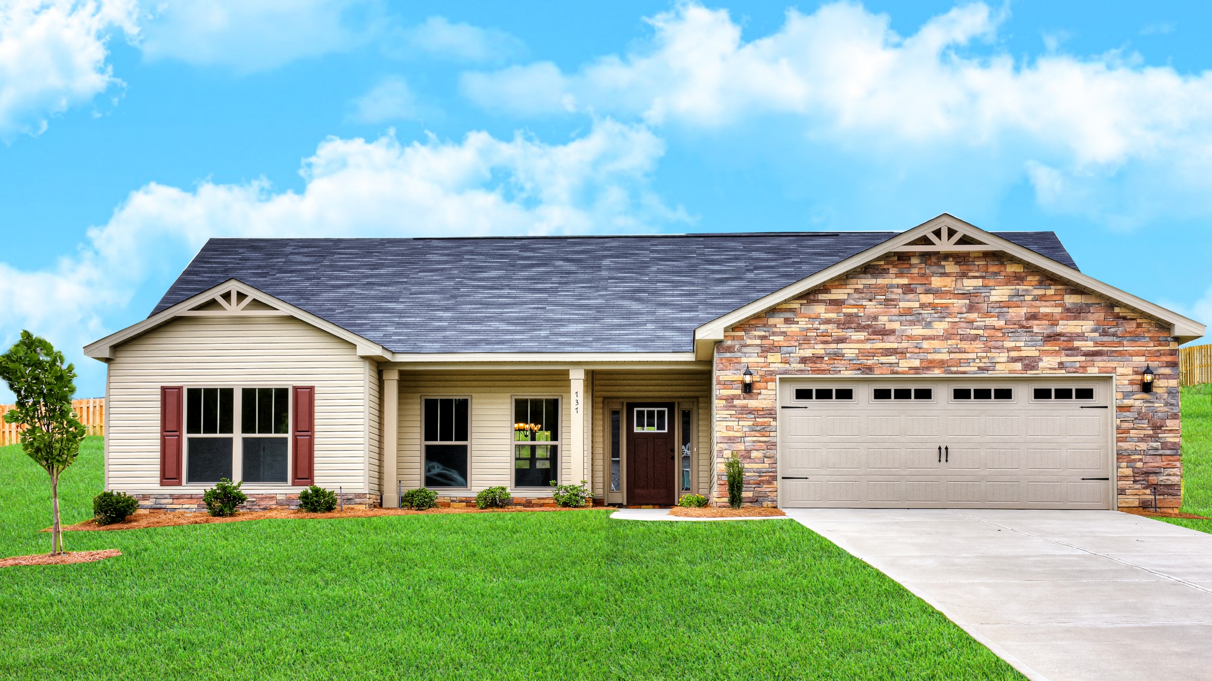 Halifax New Home Savannah, GA Halifax Front of New Home New Construction Home 3