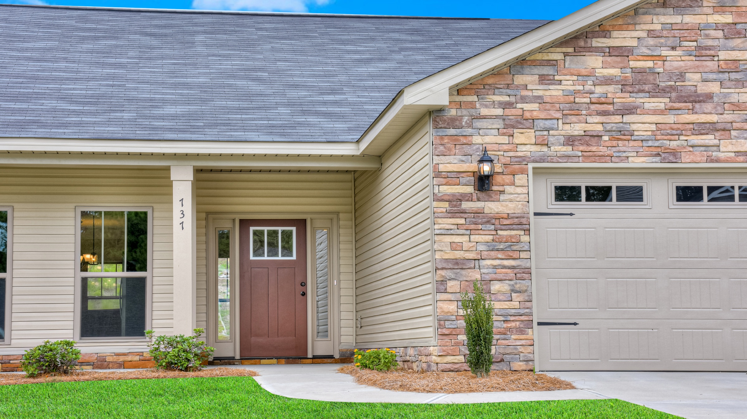 Halifax New Home Savannah, GA Halifax Front of New Home New Construction Home - Entry Way